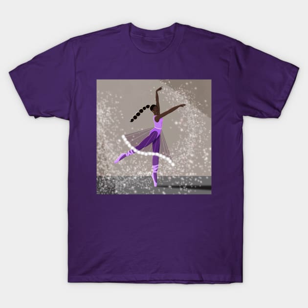 Prancing in Purple T-Shirt by UrennaE